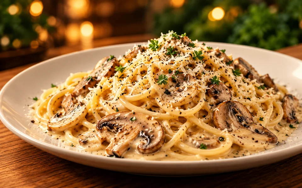 Creamy Carbonara Mustawa Family Cafe