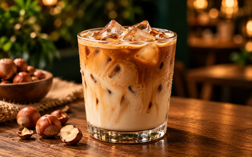 Hazelnut Latte Mustawa Family Cafe