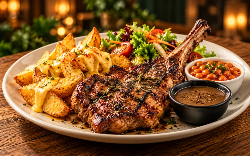 Premium Lamb Chop Mustawa Family Cafe